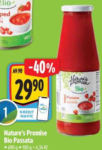 Nature's Promise Bio Passata, 690 g