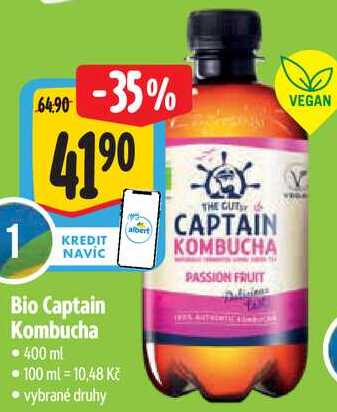 Bio Captain Kombucha, 400 ml