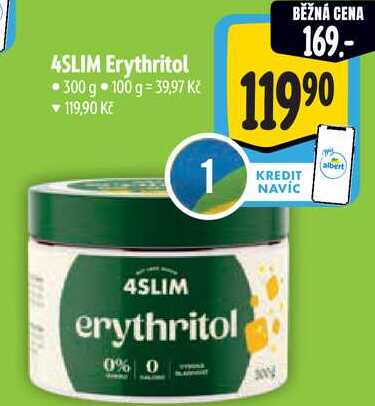 4SLIM Erythritol, 300 g