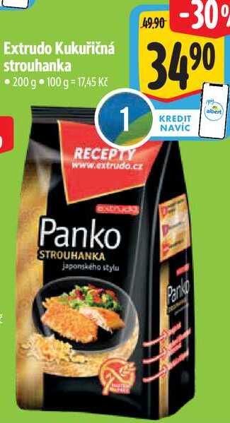 Extrudo Kukuřičná strouhanka, 200 g