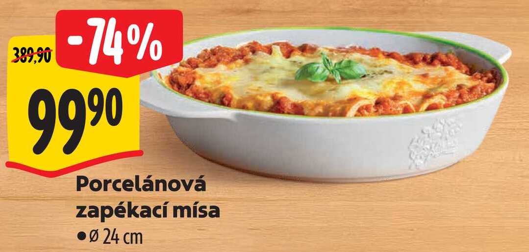 Porcelánová zapékací mísa