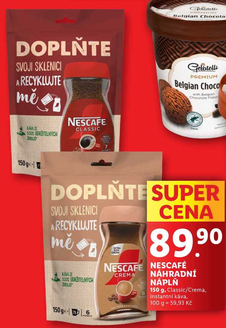 NESCAFÉ NÁHRADNÍ NÁPLŇ, 150 g