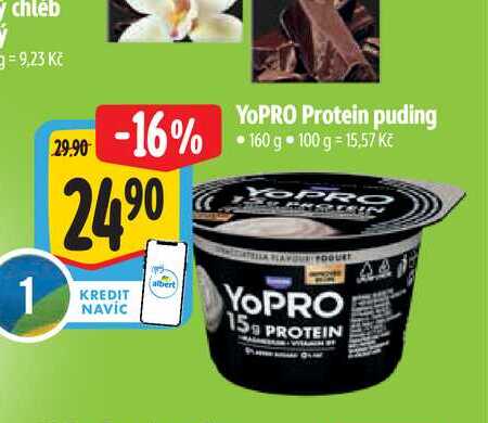   YoPRO Protein puding 160 g  