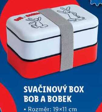SVAČINOVÝ BOX BOB A BOBEK 