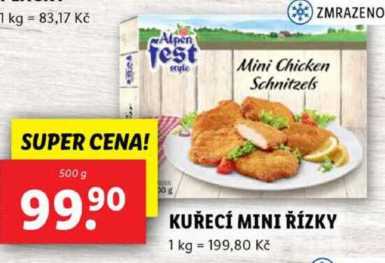 KUŘECÍ MINI ŘÍZKY, 500 g
