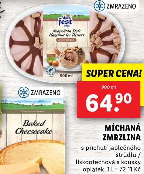 MÍCHANÁ ZMRZLINA, 900 ml