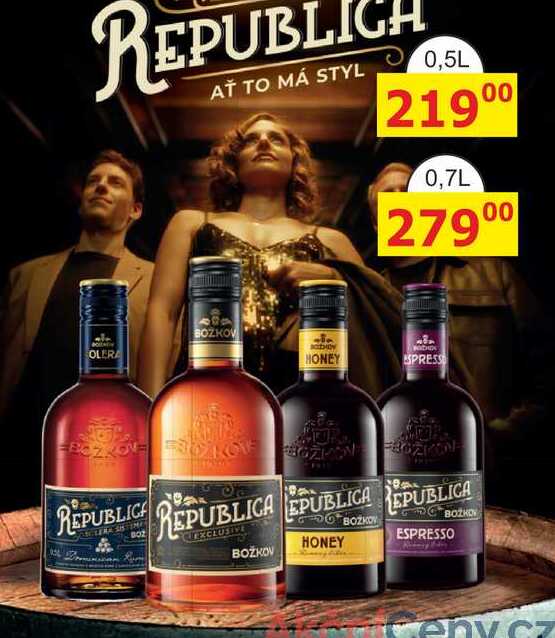 Božkov Republica Exclusive 0,5l 0.5l