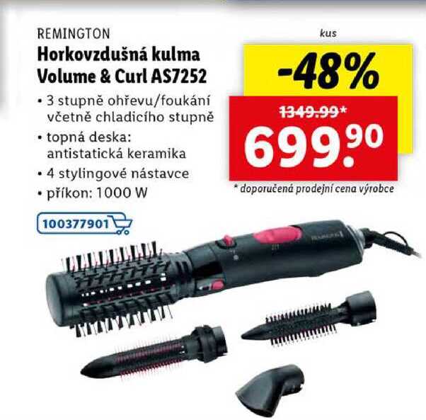 Horkovzdušná kulma Volume & Curl AS7252 