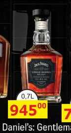 Jack Daniel's Single Barrel Select 0,7l 45%