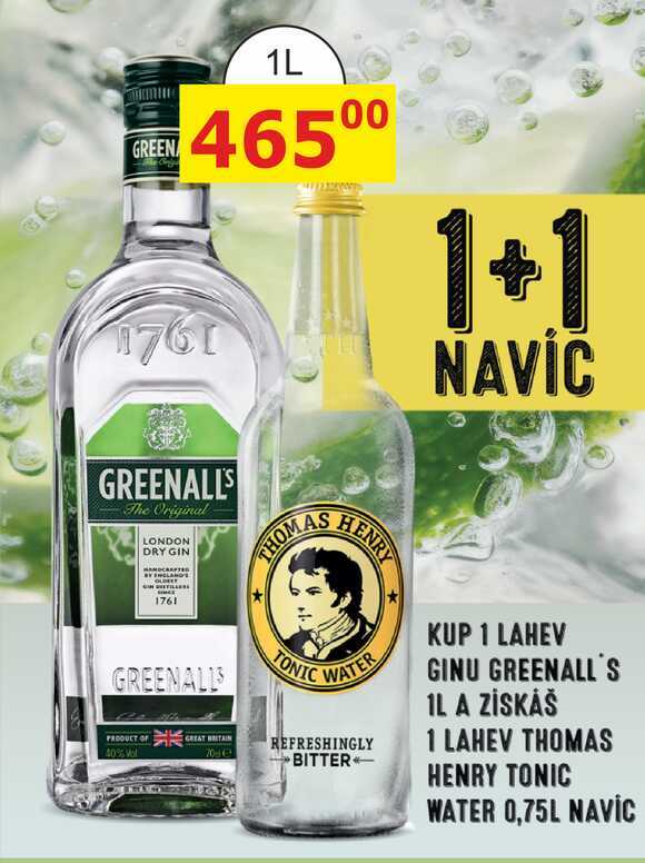 GREENALL Gin 1L 