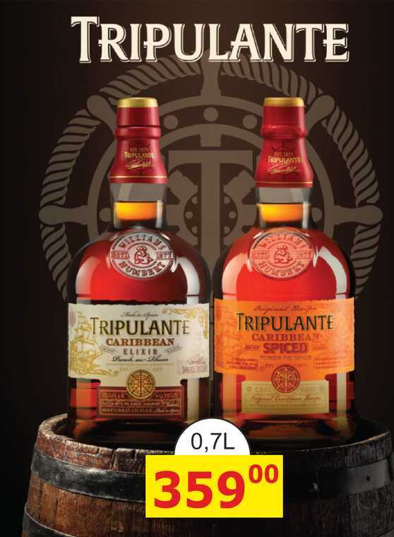 TRIPULANTE CARIBBEAN ELIXIR 0.7L