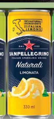 SANPELLEGRINO 330 ml Naturali LIMONATA 