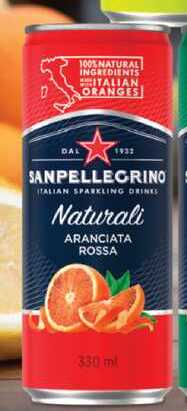 SANPELLEGRINO 330 ml Naturali ARANCIATA ROSSA 