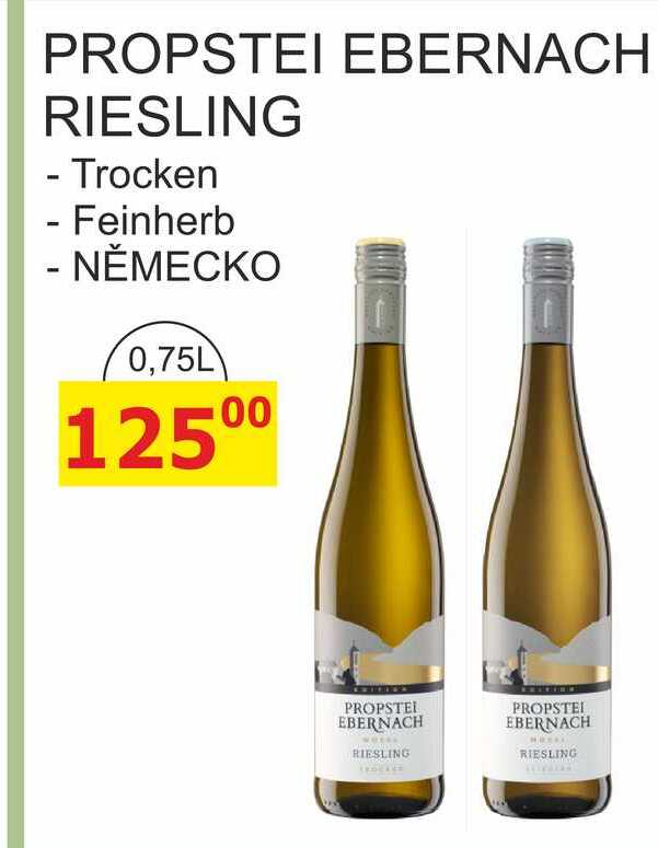 PROPSTEI EBERNACH RIESLING - Trocken 0,75L
