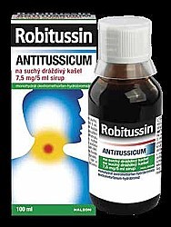 Robitussin Antitussicum na suchý dráždivý kašel 7,5 mg/5 ml, sirup 100 ml