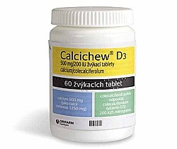 Calcichew® D3 500 mg/200 IU 60 žvýkacích tablet