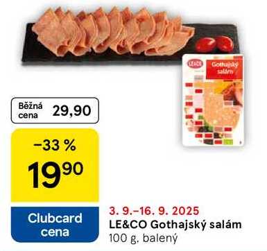 LE&CO Gothajský salám, 100 g 