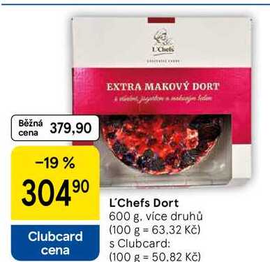 L'Chefs Dort, 600 g, více druhů 