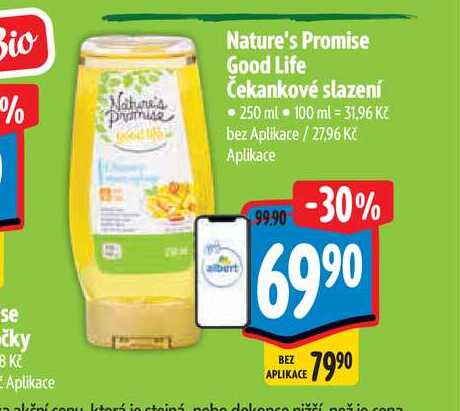  Nature's Promise Good Life Čekankové slazení 250 ml  