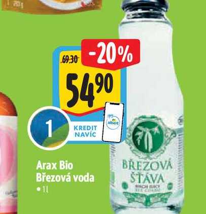   Arax Bio Březová voda  1 l