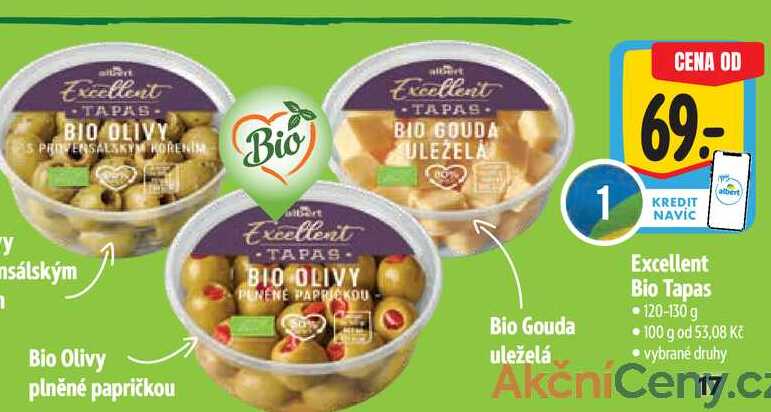   Excellent Bio Tapas  120-130 g  