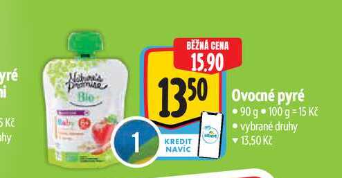  Ovocné pyré 90 g  