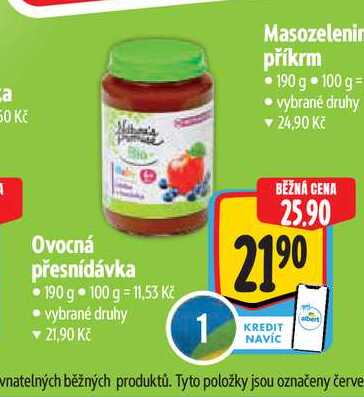  Ovocná přesnídávka 190 g  