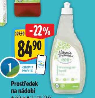   Prostředek na nádobí   750 ml 