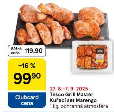 Tesco Grill Master Kuřecí set Marengo, 1 kg 