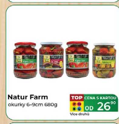 Natur Farm okurky 6-9cm 680g 