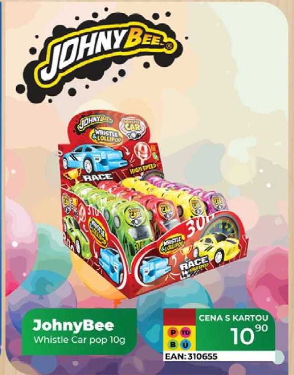 JohnyBee Whistle Car pop 10g  