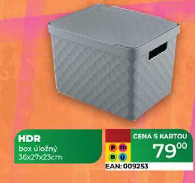 HDR box úložný 36x27x23cm  