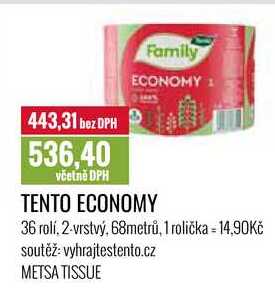 TENTO ECONOMY 36 rolí