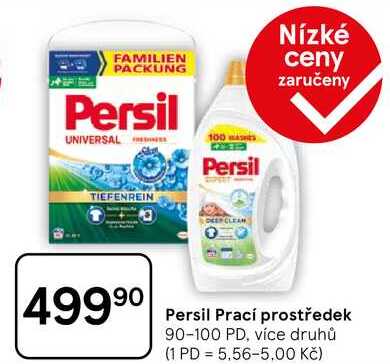 Persil Prací prostředek, 90-100 PD, více druhů  