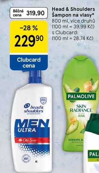 Head & Shoulders šampon na vlasy, 800 ml, více druhů 