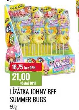 LÍZÁTKA JOHNY BEE SUMMER BUGS 50g