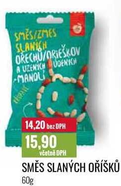 SMĚS SLANÝCH OŘÍŠKŮ 60g 