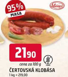 ČERTOVSKÁ KLOBÁSA 100 g