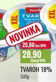 TVAROH 18% 500g