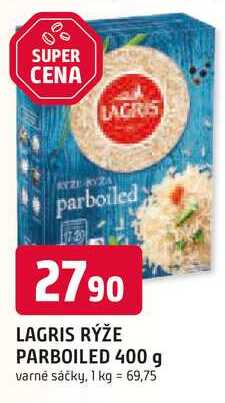Lagris Rýže parboiled 4 varné sáčky 400g