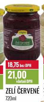 ZELÍ ČERVENÉ 720ml
