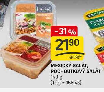 MEXICKÝ SALÁT, POCHOUTKOVÝ SALÁT 140 g 