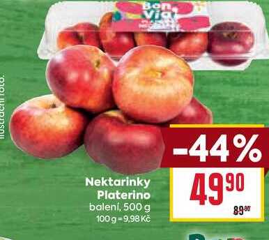 Nektarinky Platerino balení, 500 g 