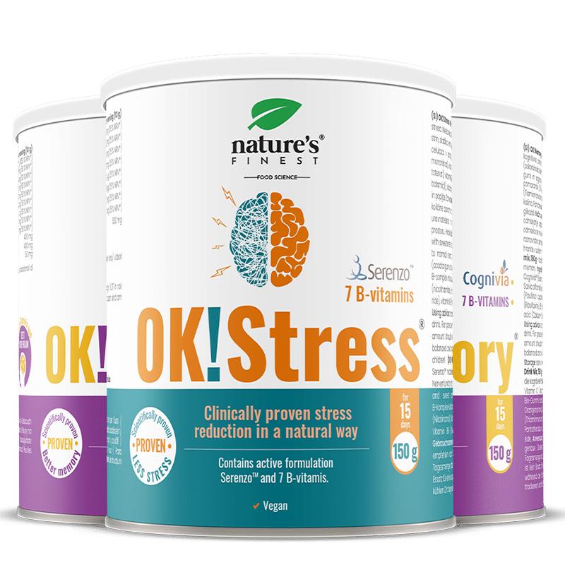 OK!Memory + OK!Stress 1+2 ZDARMA: Zvyšte paměť, snižte stres s Cognivia a Serenzo
