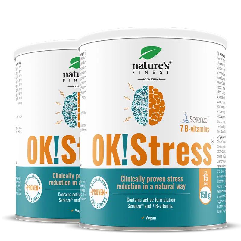 OK!Stress | 1+1 Zdarma | Úleva od stresu | Antistresový doplněk | Snižuje úroveň stresu | Snižuje kortizol | Přírodní