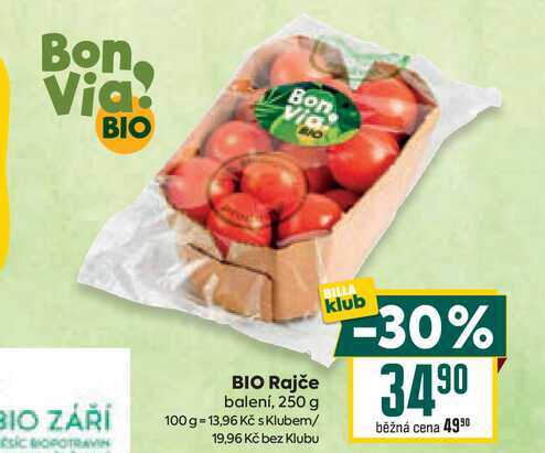 BIO Rajče balení, 250 g 