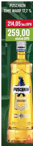 PUSCHKIN TIME WARP 17,7% 1l