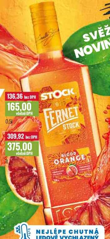 FERNET STOCK BLOOD ORANGE 0,5l, 1l