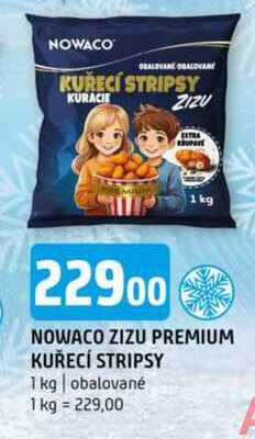 NOWACO ZIZU PREMIUM KUŘECÍ STRIPSY 1 kg