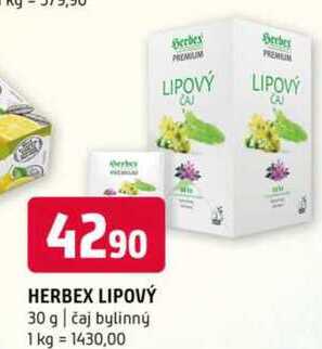 HERBEX LIPOVÝ 30 g